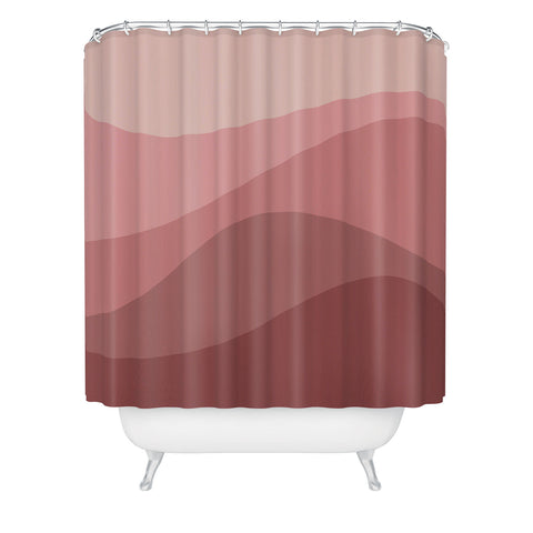 Colour Poems Abstract Color Waves V Shower Curtain