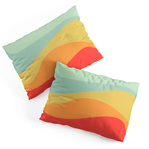 Colour Poems Abstract Color Waves VIII Pillow Shams