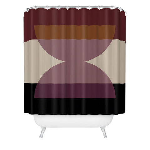 Colour Poems Abstract Minimalism III Shower Curtain