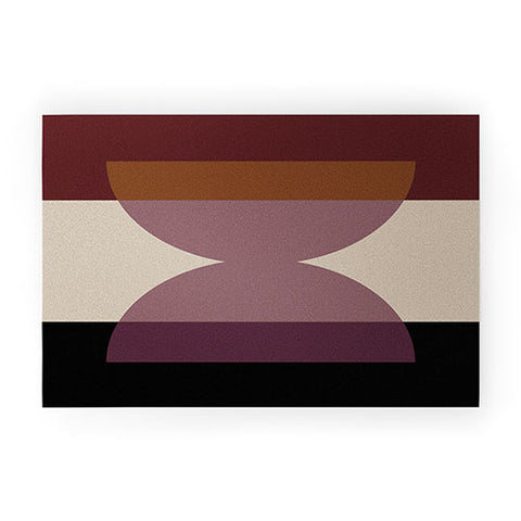 Colour Poems Abstract Minimalism III Welcome Mat