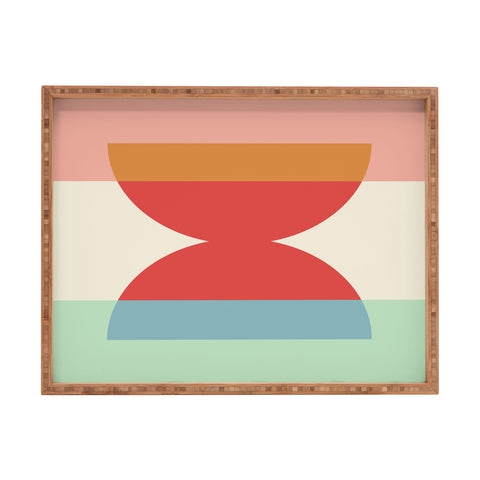 Colour Poems Abstract Minimalism IV Rectangular Tray