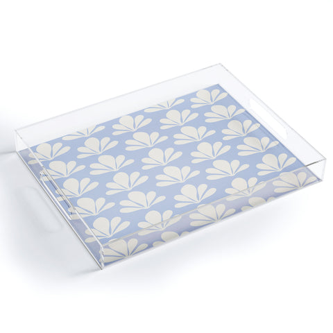 Colour Poems Abstract Plant Pattern IX Acrylic Tray
