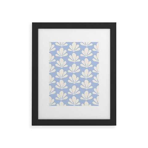 Colour Poems Abstract Plant Pattern IX Framed Art Print