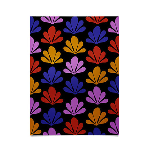 Colour Poems Abstract Plant Pattern X Poster