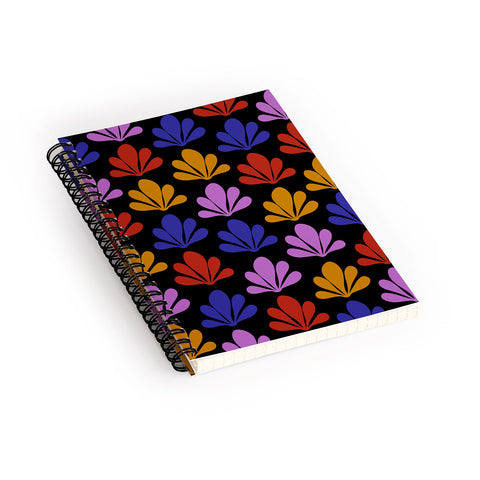 Colour Poems Abstract Plant Pattern X Spiral Notebook