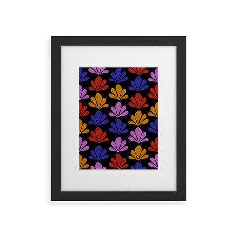 Colour Poems Abstract Plant Pattern X Framed Art Print
