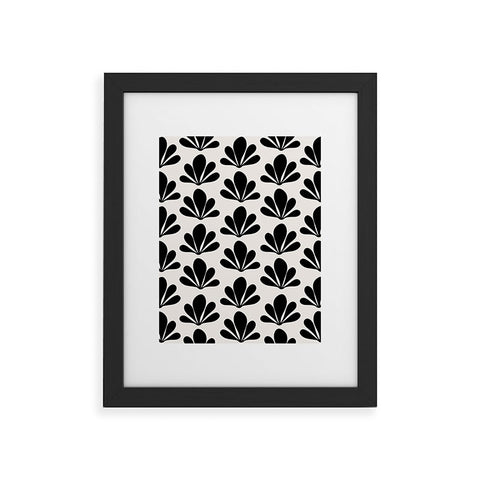 Colour Poems Abstract Plant Pattern XIV Framed Art Print
