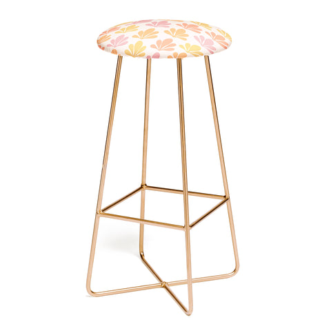 Colour Poems Abstract Plant Pattern XIX Bar Stool