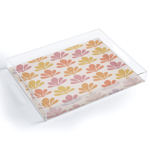 Colour Poems Abstract Plant Pattern XIX Acrylic Tray