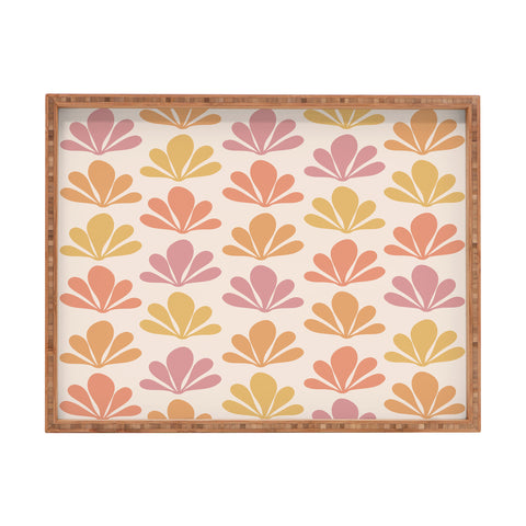 Colour Poems Abstract Plant Pattern XIX Rectangular Tray