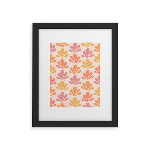Colour Poems Abstract Plant Pattern XIX Framed Art Print