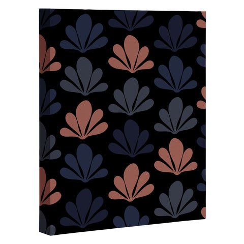 Colour Poems Abstract Plant Pattern XVII Art Canvas