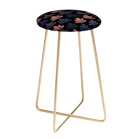 Colour Poems Abstract Plant Pattern XVII Counter Stool