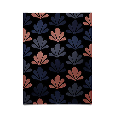 Colour Poems Abstract Plant Pattern XVII Poster