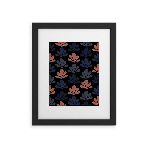 Colour Poems Abstract Plant Pattern XVII Framed Art Print