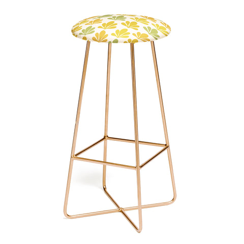 Colour Poems Abstract Plant Pattern XVIII Bar Stool