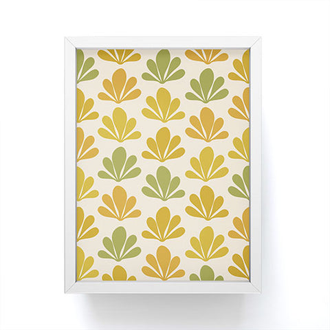 Colour Poems Abstract Plant Pattern XVIII Framed Mini Art Print