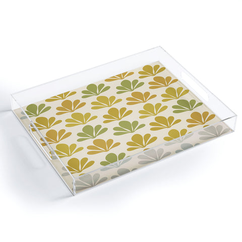 Colour Poems Abstract Plant Pattern XVIII Acrylic Tray