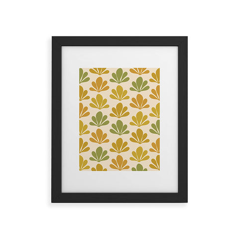 Colour Poems Abstract Plant Pattern XVIII Framed Art Print