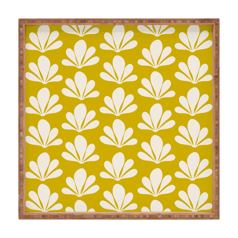 Colour Poems Abstract Plant Pattern XXIII Square Tray
