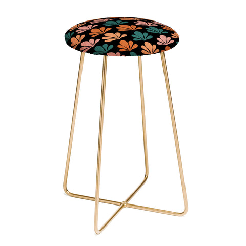Colour Poems Abstract Plant Pattern XXV Counter Stool