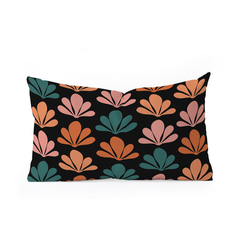 Colour Poems Abstract Plant Pattern XXV Oblong Throw Pillow