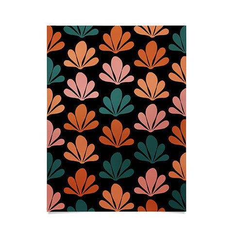 Colour Poems Abstract Plant Pattern XXV Poster