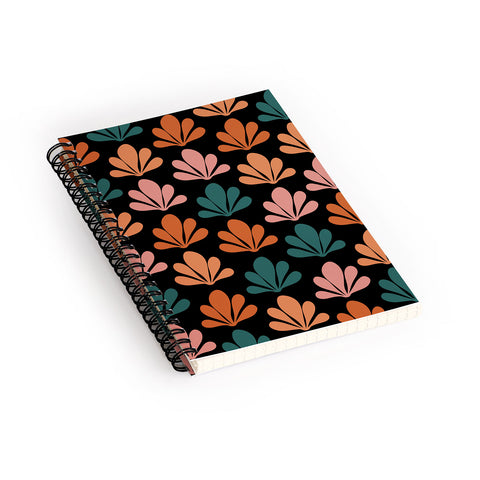 Colour Poems Abstract Plant Pattern XXV Spiral Notebook