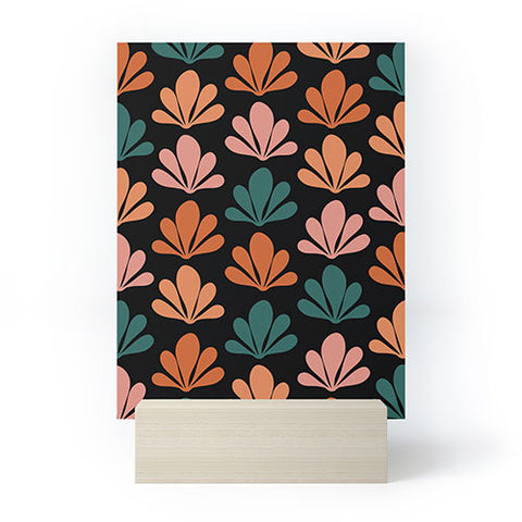 Colour Poems Abstract Plant Pattern XXV Mini Art Print