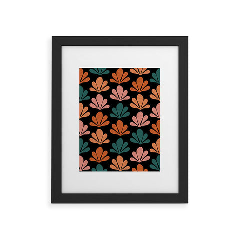 Colour Poems Abstract Plant Pattern XXV Framed Art Print