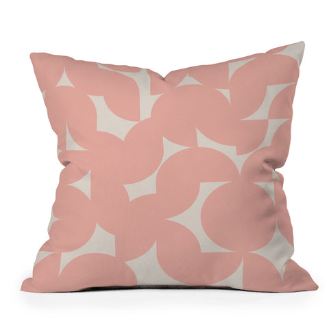Colour Poems Abstract Shapes Collage III Throw Pillow