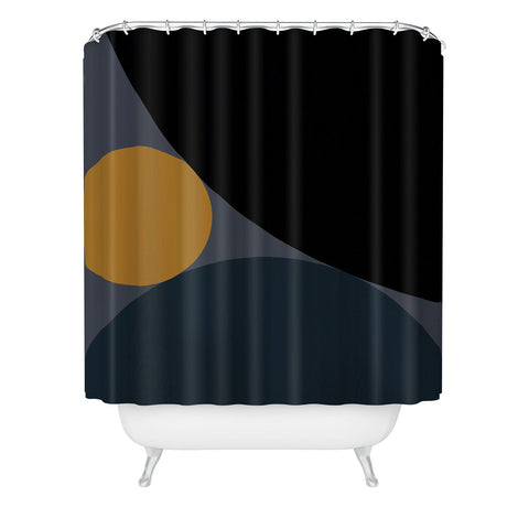 Colour Poems Circular Abstract II Shower Curtain