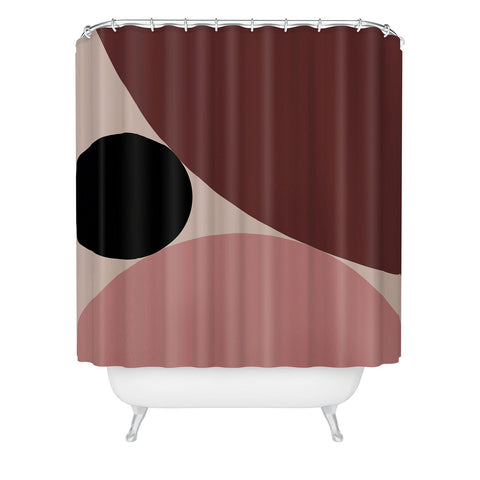 Colour Poems Circular Abstract IV Shower Curtain