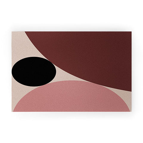 Colour Poems Circular Abstract IV Welcome Mat