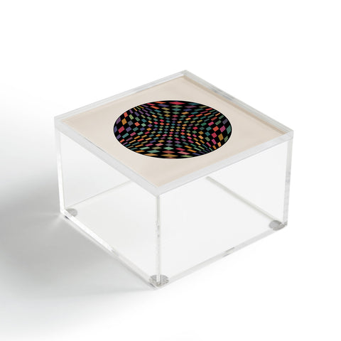 Colour Poems Circular Geometry Rainbow Acrylic Box