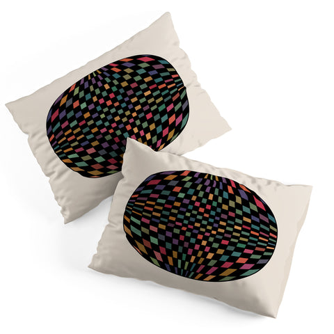 Colour Poems Circular Geometry Rainbow Pillow Shams