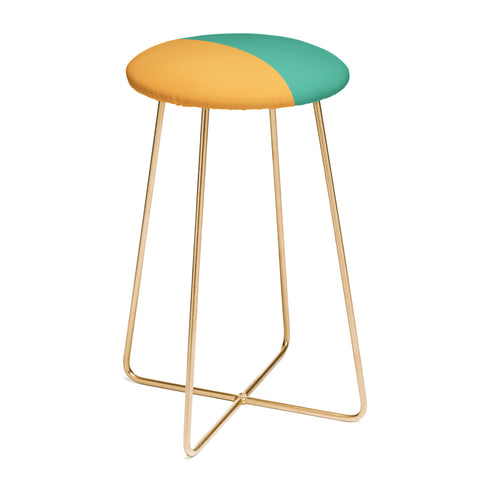 Colour Poems Color Block Abstract III Counter Stool