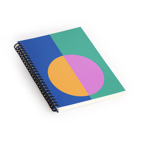 Colour Poems Color Block Abstract III Spiral Notebook
