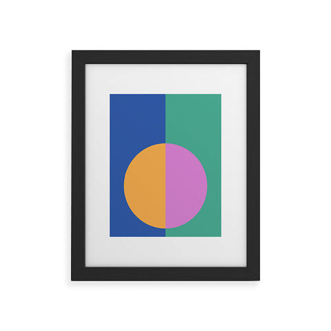 Colour Poems Color Block Abstract III Framed Art Print