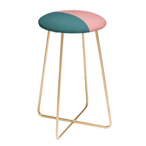 Colour Poems Color Block Abstract V Counter Stool