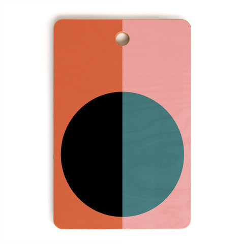 Colour Poems Color Block Abstract V Cutting Board Rectangle