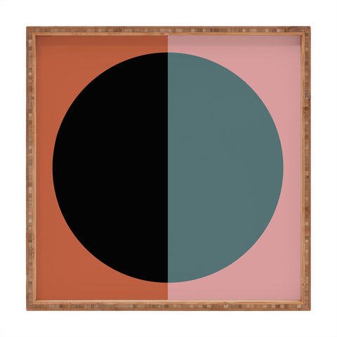 Colour Poems Color Block Abstract V Square Tray