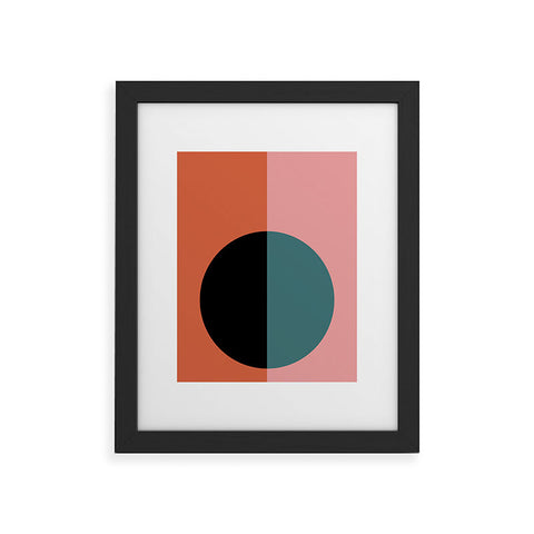 Colour Poems Color Block Abstract V Framed Art Print