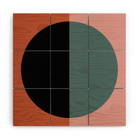 Colour Poems Color Block Abstract V Wood Wall Mural