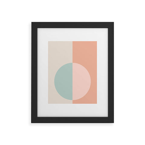 Colour Poems Color Block Abstract VI Framed Art Print