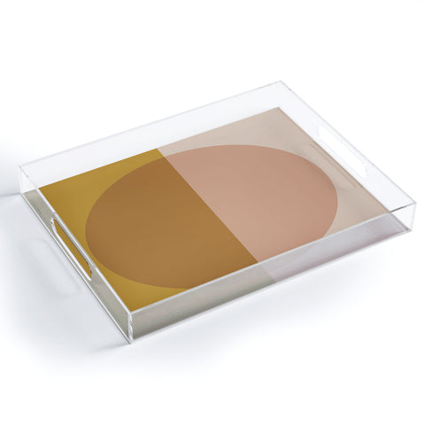 Colour Poems Color Block Abstract VII Acrylic Tray