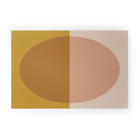 Colour Poems Color Block Abstract VII Welcome Mat