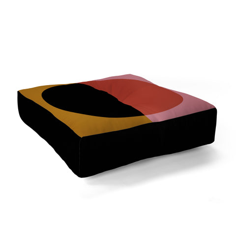 Colour Poems Color Block Abstract XII Floor Pillow Square