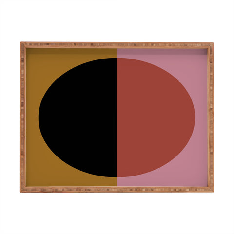Colour Poems Color Block Abstract XII Rectangular Tray