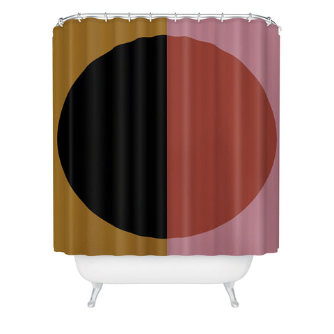 Colour Poems Color Block Abstract XII Shower Curtain